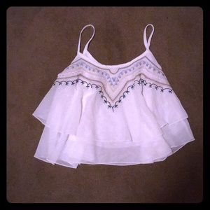 Flowy crop top